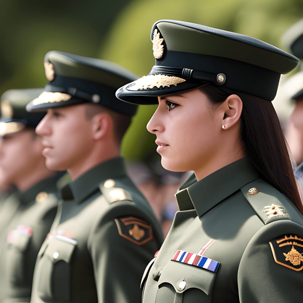 Chica militar Chica militar